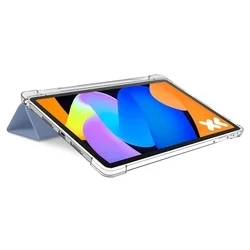 Tablettok Lenovo Idea Tab 11 coll (TB-336) - kék smart case tablet tok, áttetsző hátlappal, ceruza tartóval-6