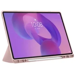Tablettok Lenovo Idea Tab Plus 12,1 (TB-361) - pink smart case tablet tok, ceruza tartóval-1