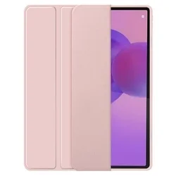 Tablettok Lenovo Idea Tab Plus 12,1 (TB-361) - pink smart case tablet tok, ceruza tartóval-5
