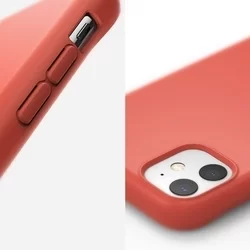 Telefontok iPhone 11 - Ringke Air S piros szilikon tok-4