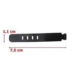 Kábelrendező - 3db fekete, szilikon kábelrendező szalag-1