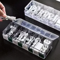 Kábelrendező - 3db fehér, szilikon kábelrendező szalag-2