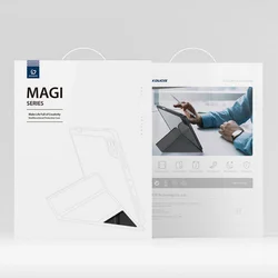 Tablettok Samsung Galaxy Tab S9 11 coll (SM-X710, SM-X716) - DUX DUCIS Magi fekete ütésálló tok, ceruzatartóval-10