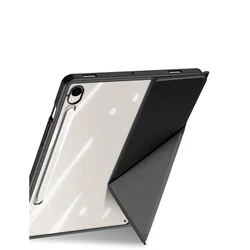 Tablettok Samsung Galaxy Tab S10 FE 10.9 coll (SM-X520, SM-X526) - DUX DUCIS Magi fekete ütésálló tok, ceruzatartóval-5