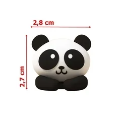 Univerzális panda maci kábelrendező, szilikon, ragasztható-1