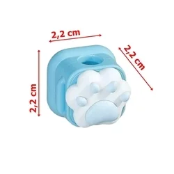 Univerzális mancs figurás, mágneses kábelrendező, kék, ragasztható-1