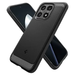 Telefontok Xiaomi 15T 5G - SPIGEN Rugged Armor - matt fekete hátlap tok-4