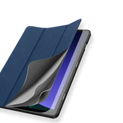 Tablettok Samsung Galaxy Tab S10 FE 10,9 coll (SM-X520, SM-X526) - DUX DUCIS DOMO kék smart case ceruza tartóval-5