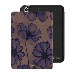 Tablettok iPad 2025 11 coll (iPad 11) - LAMANO VELVET NIGHT mintás smart case, ceruza tartóval-3