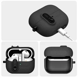 Buds tartó: Tech- Protect Slim Hook fekete, Samsung Galaxy Buds3 / 3 FE / 3 Pro tok-5