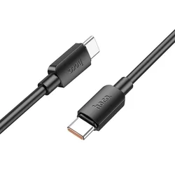 Töltőkábel: HOCO X96 Type-C / Type-C (USB-C) fekete töltő kábel 1m 100W-2