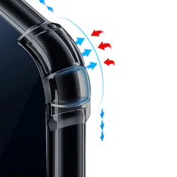 Telefontok Honor X5c Plus - Ütésálló átlátszó hátlap tok-1