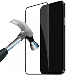 Üvegfólia Google Pixel 9a - tokbarát Slim 3D üvegfólia fekete kerettel-1