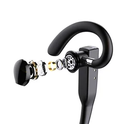Forever BH-100 - fekete bluetooth headset, töltő tokkal-3