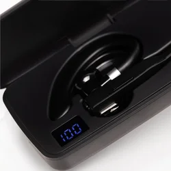 Forever BH-100 - fekete bluetooth headset, töltő tokkal-7