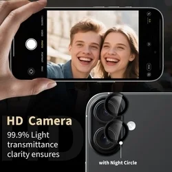 Xiaomi Redmi Note 15 Pro+ 5G - kamera üvegfólia fekete kerettel-3