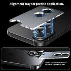 Xiaomi Poco M8 Pro - kamera üvegfólia fekete kerettel-4