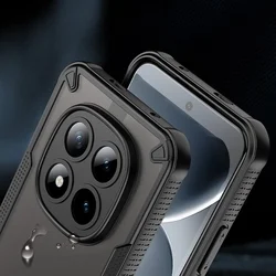 Telefontok Xiaomi Poco M8 Pro - Tech-Protect RUGGED SHIELD műanyag hátlap tok, fekete szilikon kerettel-5
