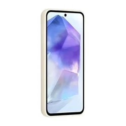 Telefontok Samsung Galaxy A56 5G -TUNIQ - MagSafe kompatibilis csontfehér hátlap tok, kitámasztható gyűrűvel-1