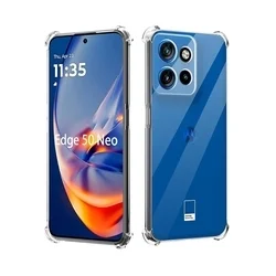 Telefontok Motorola Edge 60 Neo 5G  - ütésálló átlátszó hátlap tok-1