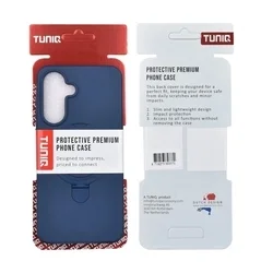 Telefontok Samsung Galaxy A36 5G -TUNIQ - MagSafe kompatibilis kék hátlap tok, kitámasztható gyűrűvel-2