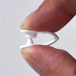 Univerzális műanyag záróklipsz - fehér (3db)-2