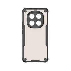 Telefontok Xiaomi Redmi Note 15 Pro 5G - Defender Matt - fekete/áttetsző ütésálló hátlap tok-1