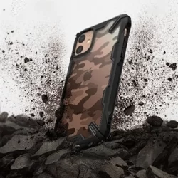 Telefontok iPhone 11 - Ringke Fusion X Design terepmintás ütésálló tok-4