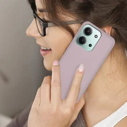 Telefontok Xiaomi Poco C85 - 2mm-es púder pink szilikon hátlap tok-3