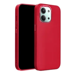 Telefontok Xiaomi Poco C85 - Frame - magenta műanyag hátlap tok, szilikon kerettel-2