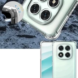 Telefontok Xiaomi Redmi Note 15 Pro+ Plus - átlátszó ütésálló hátlap tok-1