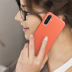 Telefontok Samsung Galaxy A56 5G - piros szilikon hátlap tok-3