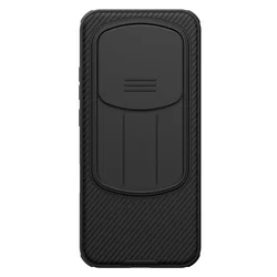 Telefontok Honor Magic8 Pro - Nillkin csúsztatható kameravédős fekete hátlap tok-3