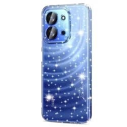 Telefontok Xiaomi Poco C85 - Glitter - átlátszó csillámos hátlap tok-1
