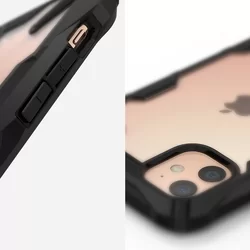Telefontok iPhone 11 - Ringke Fusion X Design fekete ütésálló tok-5