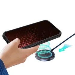 Telefontok Samsung Galaxy S26 Ultra - Defender Mag - MagSafe kompatibilis, fekete ütésálló hátlap tok-4