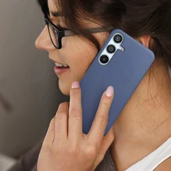 Telefontok Samsung Galaxy S26 - kék szilikon hátlap tok-3