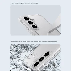 Telefontok Samsung Galaxy S26 - Nillkin Nature TPU PRO - átlátszó ütésálló hátlap tok ﻿-5