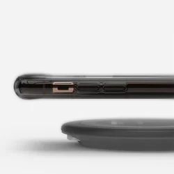 Telefontok iPhone 11 - Ringke Fusion átlátszó hibrid tok fekete kerettel-3