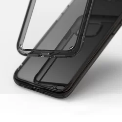 Telefontok iPhone 11 - Ringke Fusion átlátszó hibrid tok fekete kerettel-5