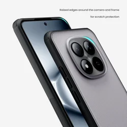 Telefontok Xiaomi Redmi Note 15 Pro 5G - Nillkin Super Frosted - áttetsző / fekete hátlap tok-4