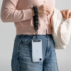 Telefontok: Ringke - univerzális tokba helyezhető csuklópánt - fekete-3