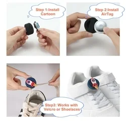 Tech- Protect Smooth Apple Airtag 1/ 2 tok - gyerekeknek, színes, figurás (4db)-7