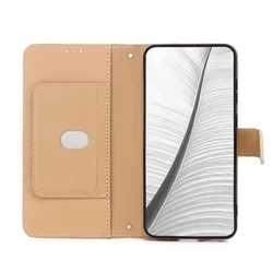 Telefontok Samsung Galaxy S26 Ultra - Smart Triangle - arany mágneses könyvtok-1