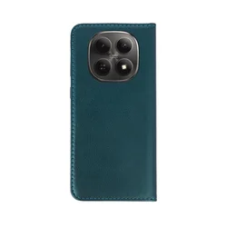 Telefontok Xiaomi Redmi Note 15 5G - Smart Magnetic zöld szilikon keretes mágneses könyvtok-2