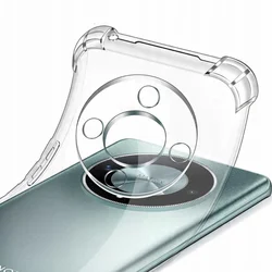 Telefontok Honor Magic8 Lite - Ütésálló átlátszó hátlap tok-1