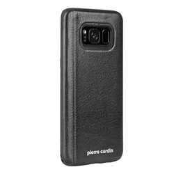 Telefontok Samsung Galaxy S8 - Pierre Cardin Bőr + Szilikon Tok- Fekete A (8719273131091)-2