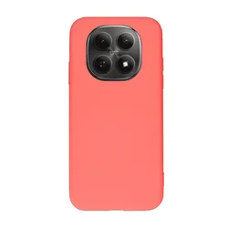 Telefontok Xiaomi Redmi Note 15 5G - korallpiros szilikon hátlap tok-1