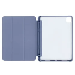 iPad mini 6 2021 tablettok - kék smart case, átlátszó hátlappal-3