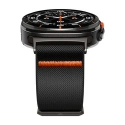 Samsung Galaxy Watch Ultra 2024 / 2025 (47 mm) okosóra szíj - SPIGEN FIT LITE - fekete szilikon szíj-8